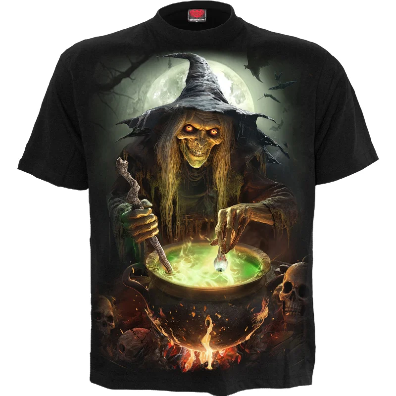 Men's plus - size pocket t - shirts with a classic lookWITCH'S BREW - T-Shirt Black